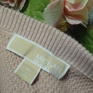 Michael Kors NWOT Sweater Med. Pink Peep Shoulder